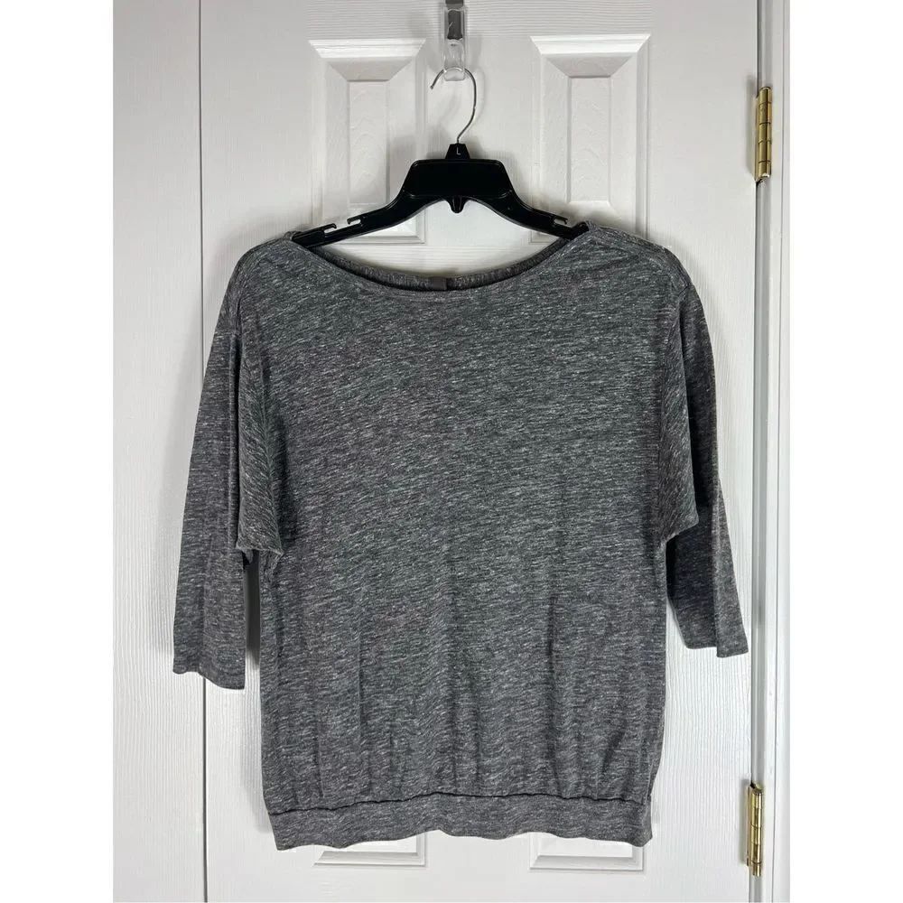 Ann Taylor Loft Grey Blouse Size M